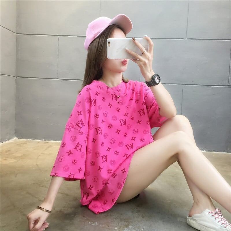 高級感溢れる プリント 美感いっぱい Tシャツ カットソー＜S-3316＞