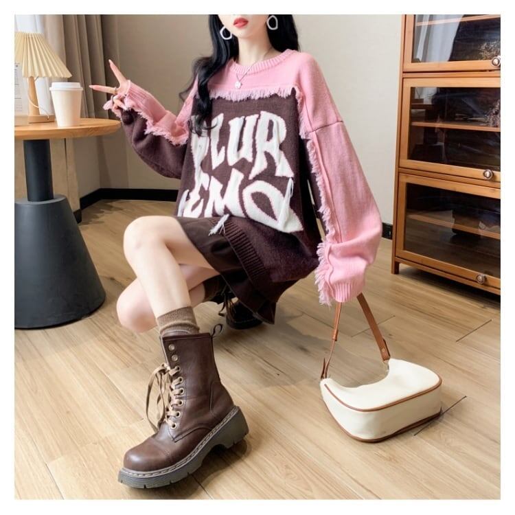 新作 ファッション 大人可愛い セーター <S -6045>