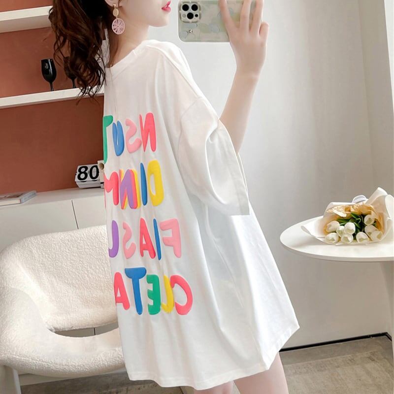 オシャレ度満点 アルファベット 一目惚れ Tシャツ カットソー＜S-3071＞