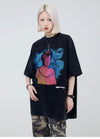 大注目 ファッション ストリート系 ヴィンテージ加工 プリントTシャツ ＜S-2875＞