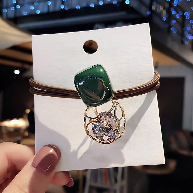 美人度アップ 透かし彫り ファッション シュシュ カチューシャ アクセサリー＜S-3324＞