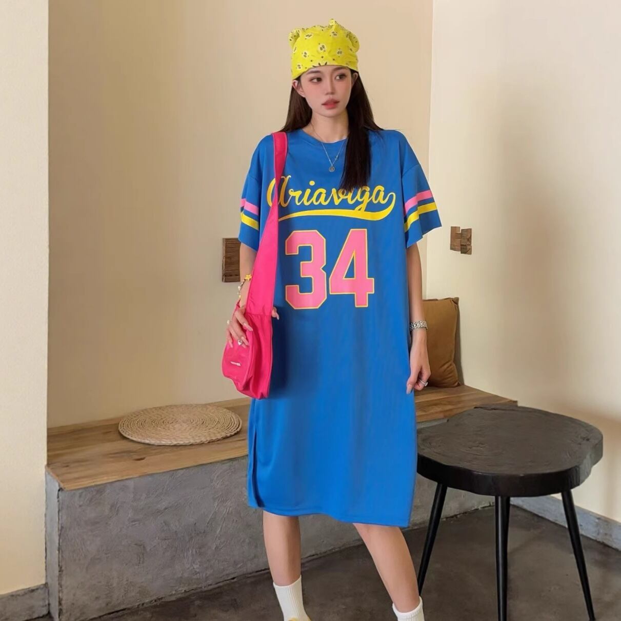 美人度アップ 好感度UP 海外トレンド カジュアル 全3色 半袖 Tシャツ ＜S-11555＞