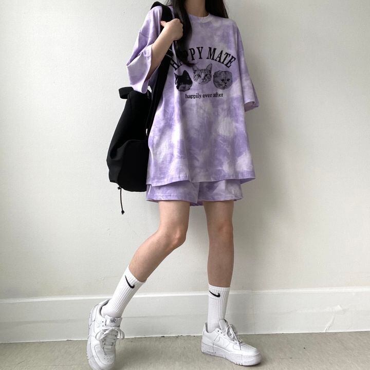 超人気 着心地良い どんな体型にも適合 カジュアル 全5色 半袖 Tシャツ ショートパンツ セットアップ ＜S-9268＞