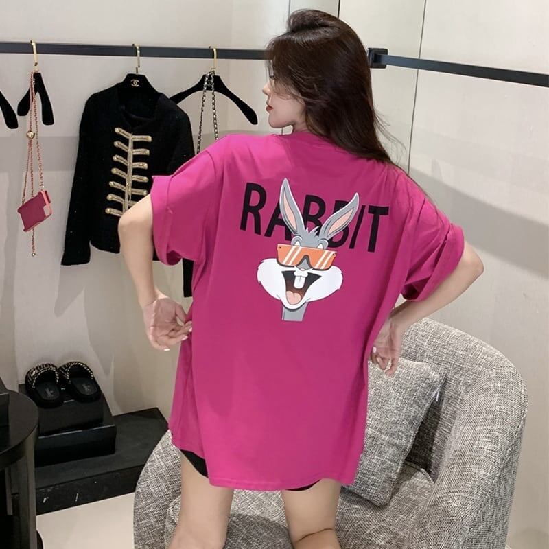 今季大好評 切り替え 美感いっぱい プリント Tシャツ カットソー＜S-3458＞