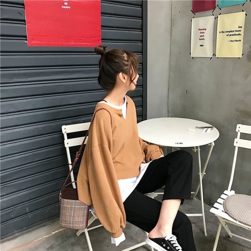 着心地抜群 切り替え 女性力を高める スウェット パーカー＜S-2978＞
