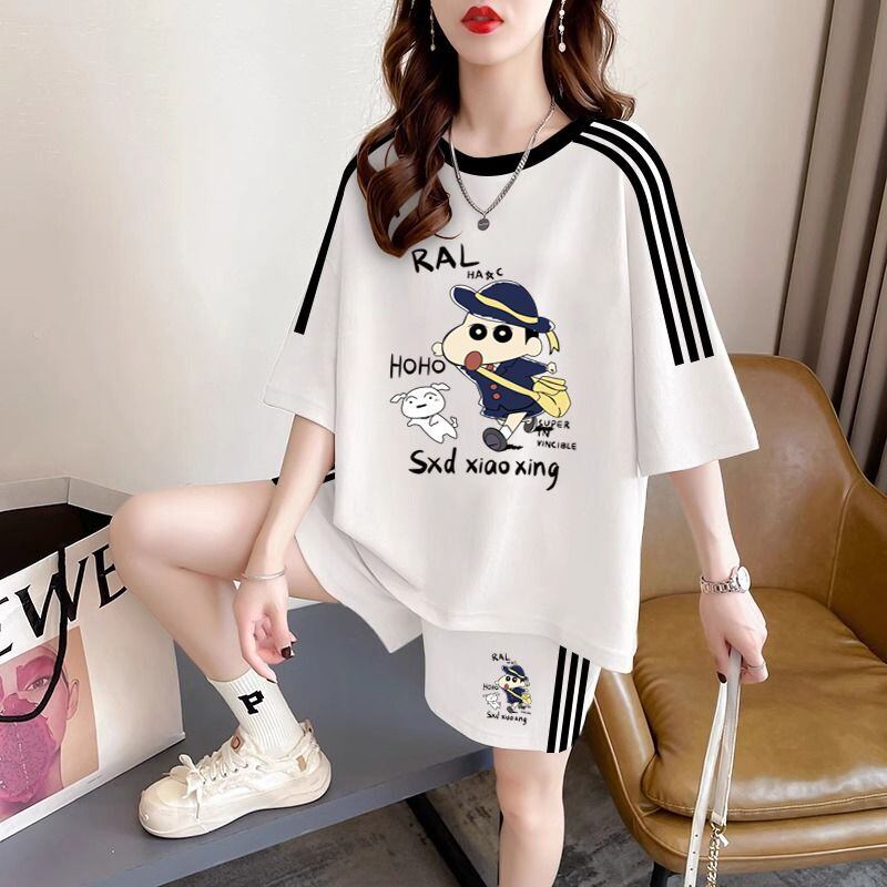 夏に嬉しい機能付き  カジュアル 半袖Ｔシャツⅹパンツセット全3色<S-11341>