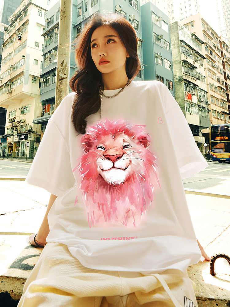 絶対流行 デザイン性抜群 ファッション感満々 着心地良い 全7色 半袖 Tシャツ 男女兼用<S-6778>