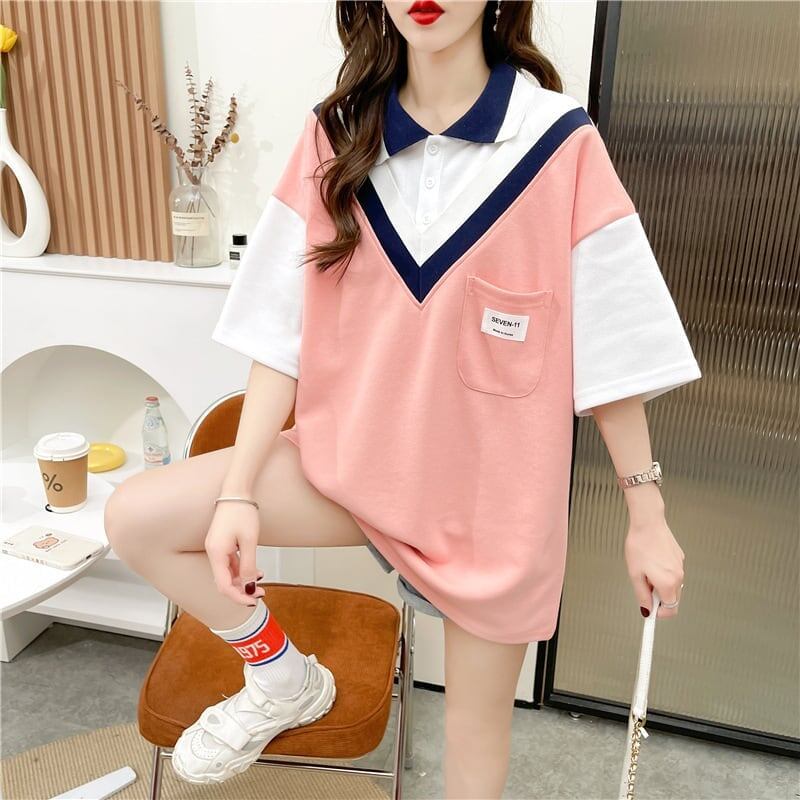 着心地抜群 切り替え 女性力を高める Tシャツ カットソー＜S-3299＞