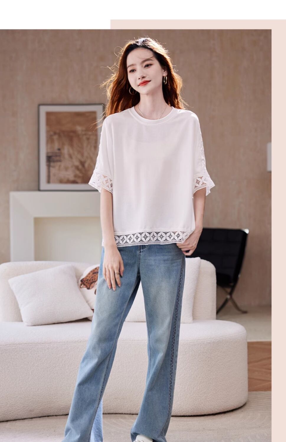 大人可愛い 定番シンプル カジュアル 海外トレンド 好感度UP 半袖 Tシャツ ＜S-11385＞