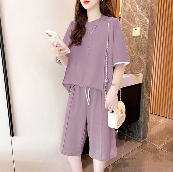 定番シンプル 半袖Ｔシャツⅹパンツセット全4色 カジュアル <S-8732>