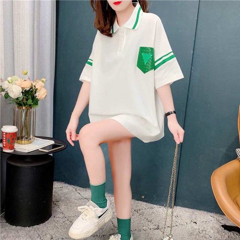 着心地抜群 切り替え 女性力を高める プリント Tシャツ カットソー＜S-3626＞