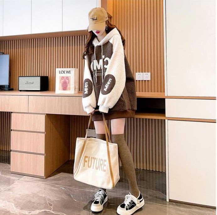 売れ筋 上質 ファッション ルーズパーカー<S-5641>