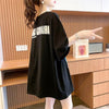 清純甘くて女子力UP ラウンドネック 一目惚れ カートゥーンプリント Tシャツ＜S-2817＞