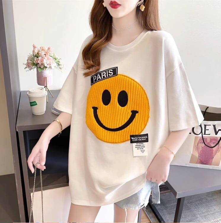 個性的なデザイン プリント オシャレ度満点 Tシャツ カットソー＜S-3373＞