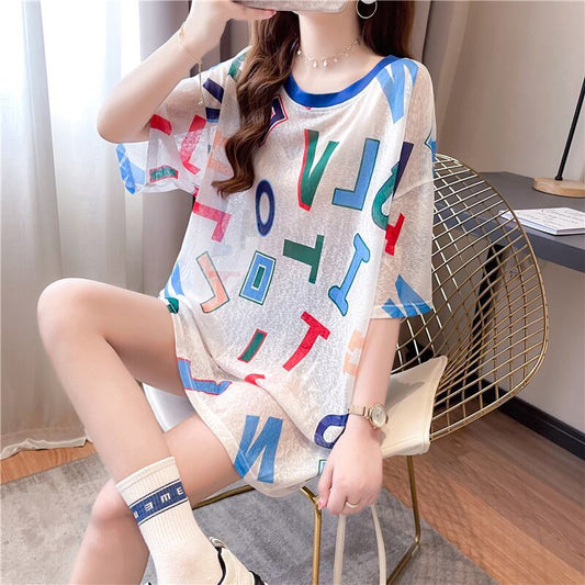 女子マスト 半袖 紫外線対策 ラウンドネック Tシャツ ＜S-8641＞