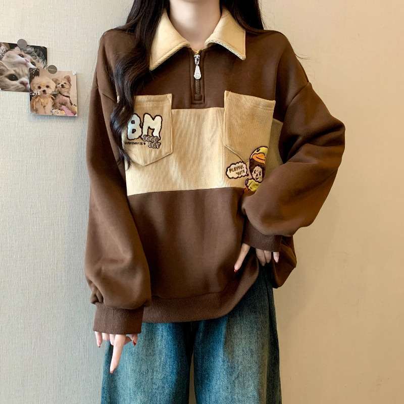好感度UP オシャレデザイン 都市ファッショ スウェット<S-10328>