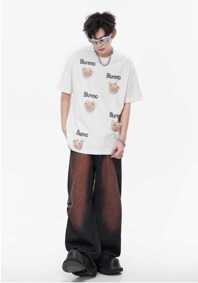 期間限定 ファッション 着回し力抜群 ゆったり 男女兼用 全3色 半袖Tシャツ＜S-9065＞