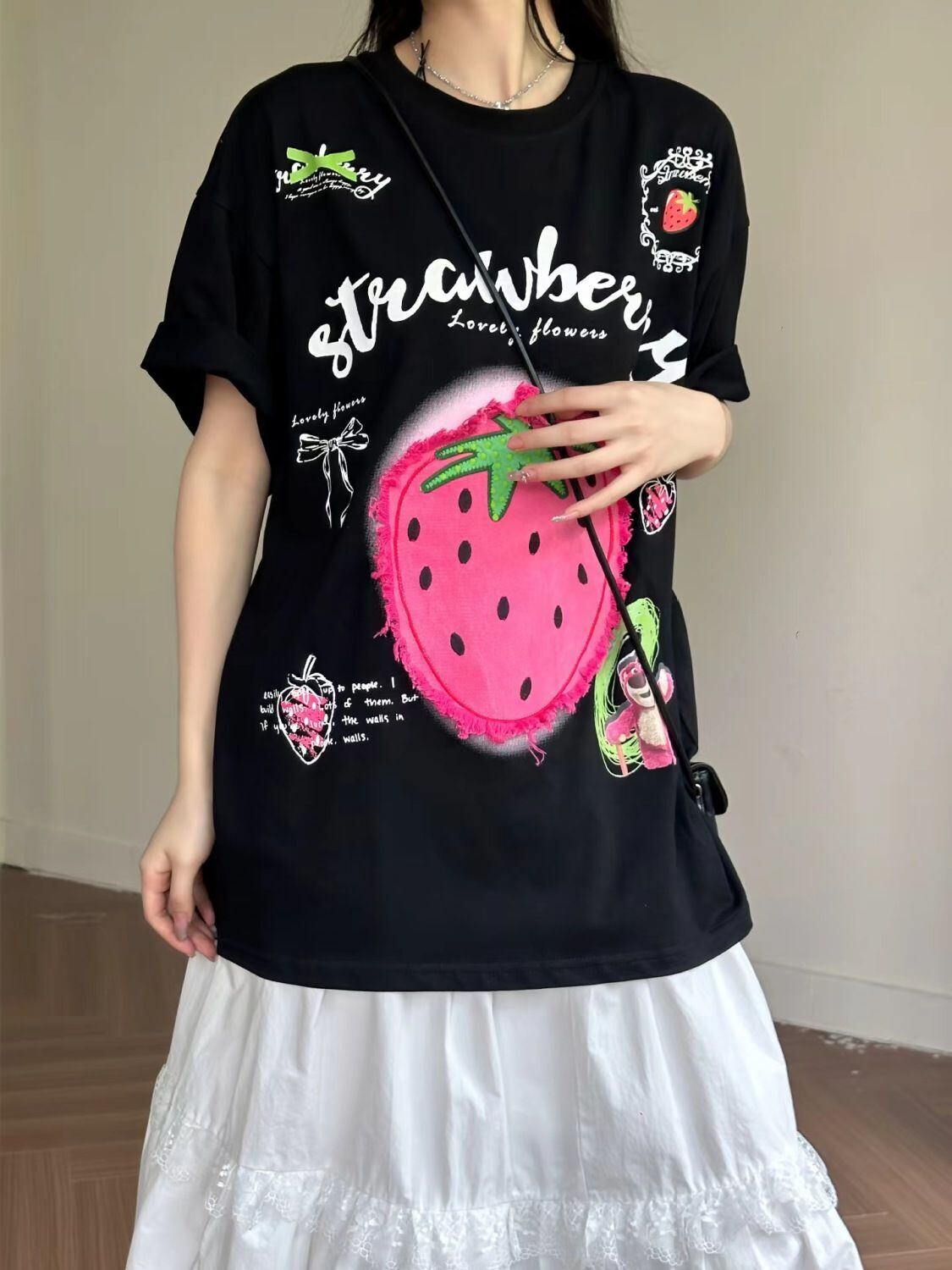 売れ筋 美人度アップ 大好評 好感度UP カジュアル 全4色 半袖 Tシャツ ＜S-11287＞