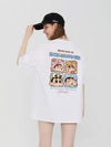 男女兼用 ゆったり 半袖 Tシャツ <S-13130>