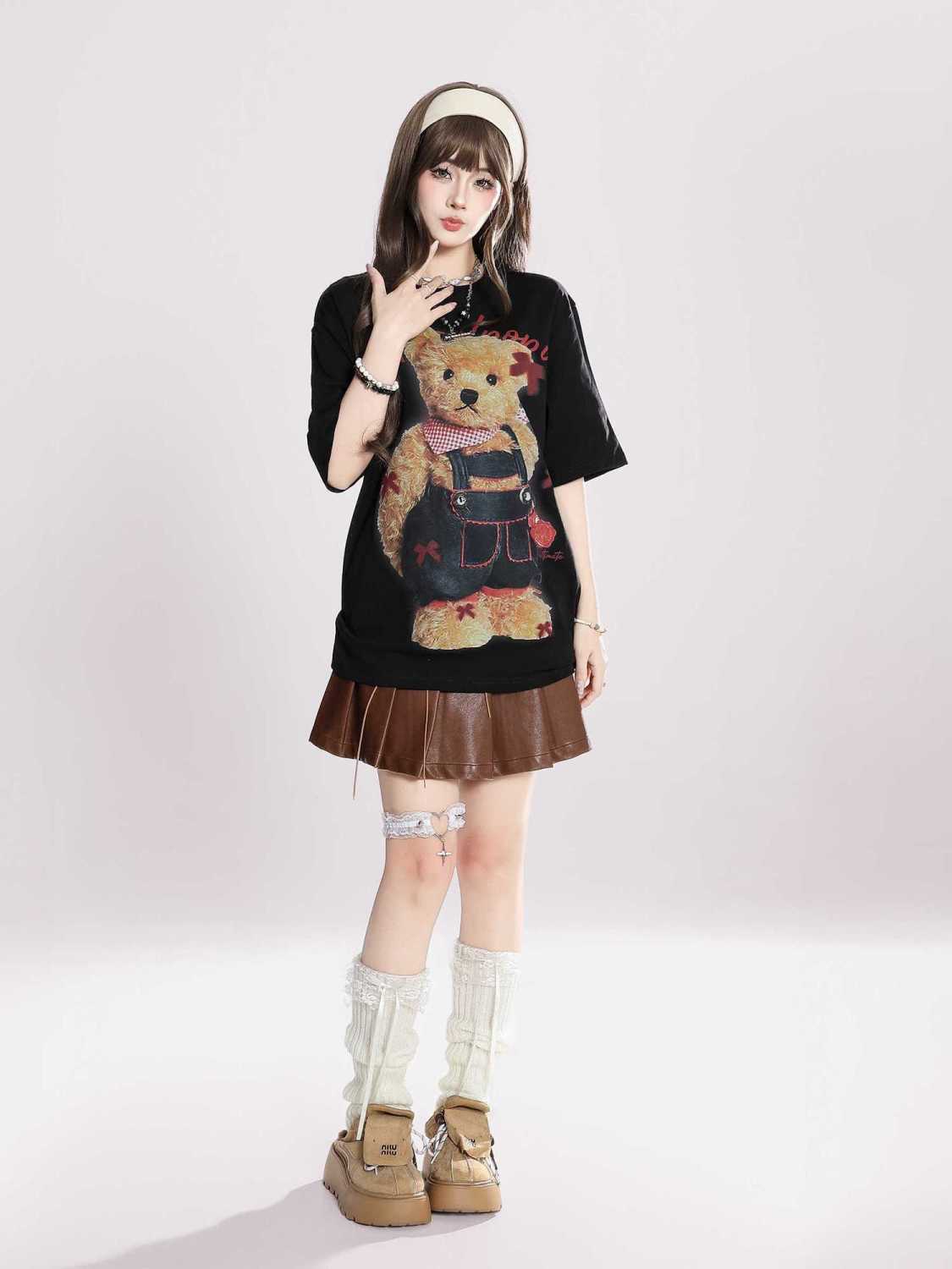 絶対流行 好感度UP 海外トレンド カジュアル 全3色 半袖 Tシャツ ＜S-11109＞