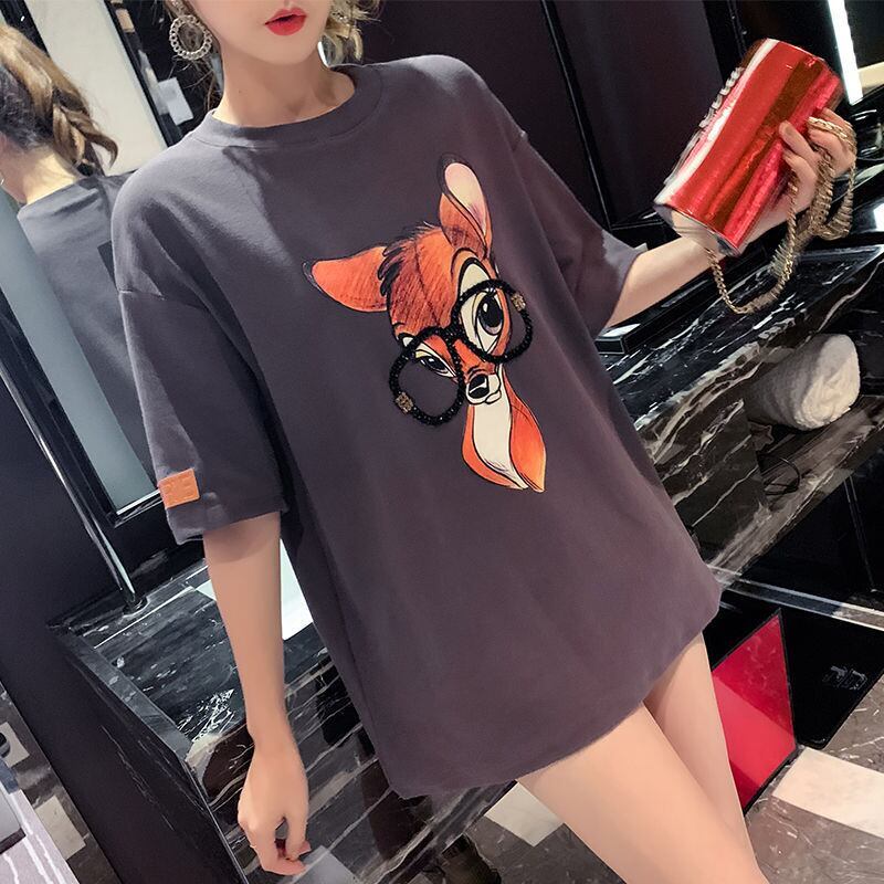売り切れ必至 アクティブも綺麗も叶う 上品 プリント 全3色 半袖 Tシャツ <S-8990>