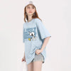 男女兼用 ルーズシルエット 半袖 Tシャツ <S-13136>