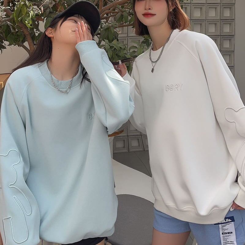 女子マスト刺ロゴ厚手スウェット全4色＜S-4478＞