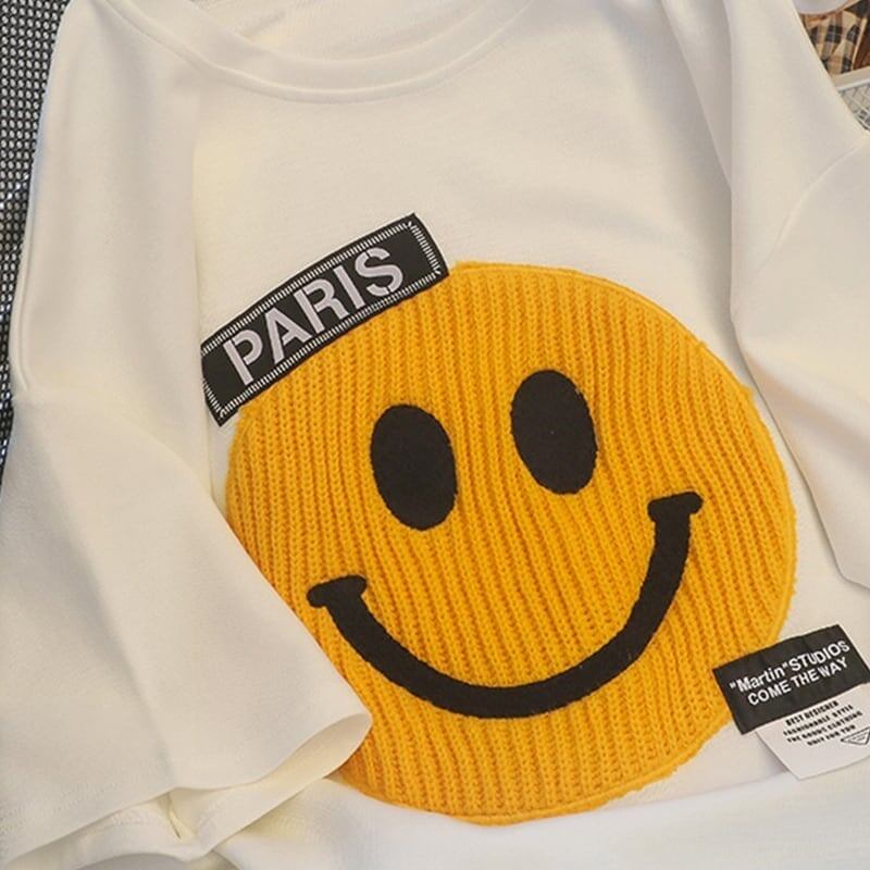 個性的なデザイン プリント オシャレ度満点 Tシャツ カットソー＜S-3373＞