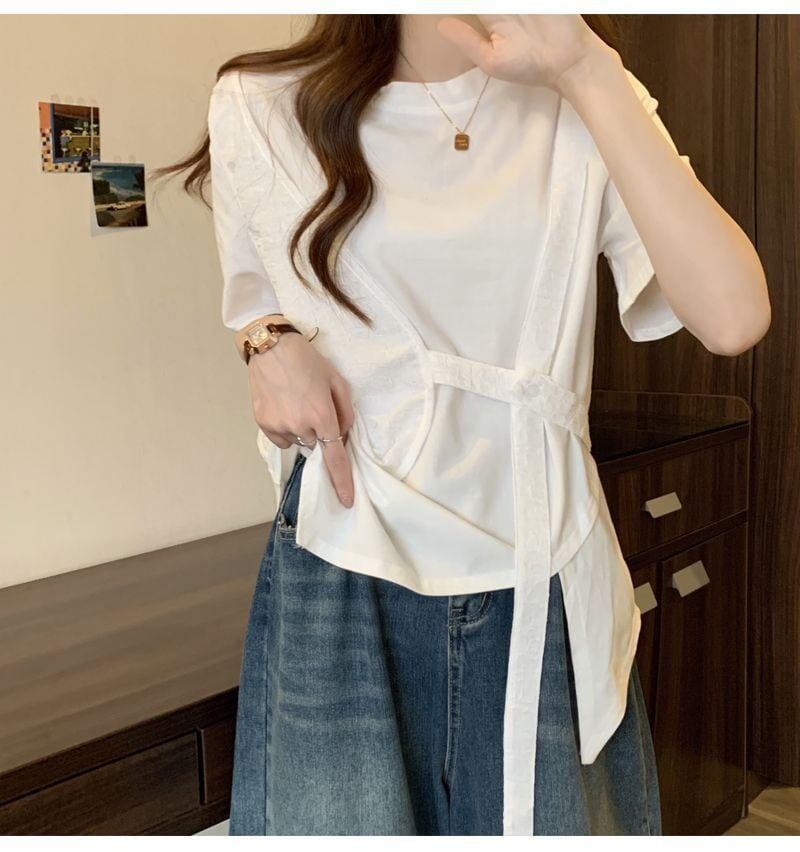 売れ筋 着回し力抜群 定番シンプル 売り切れ必至 全2色 Tシャツ <S-11999>