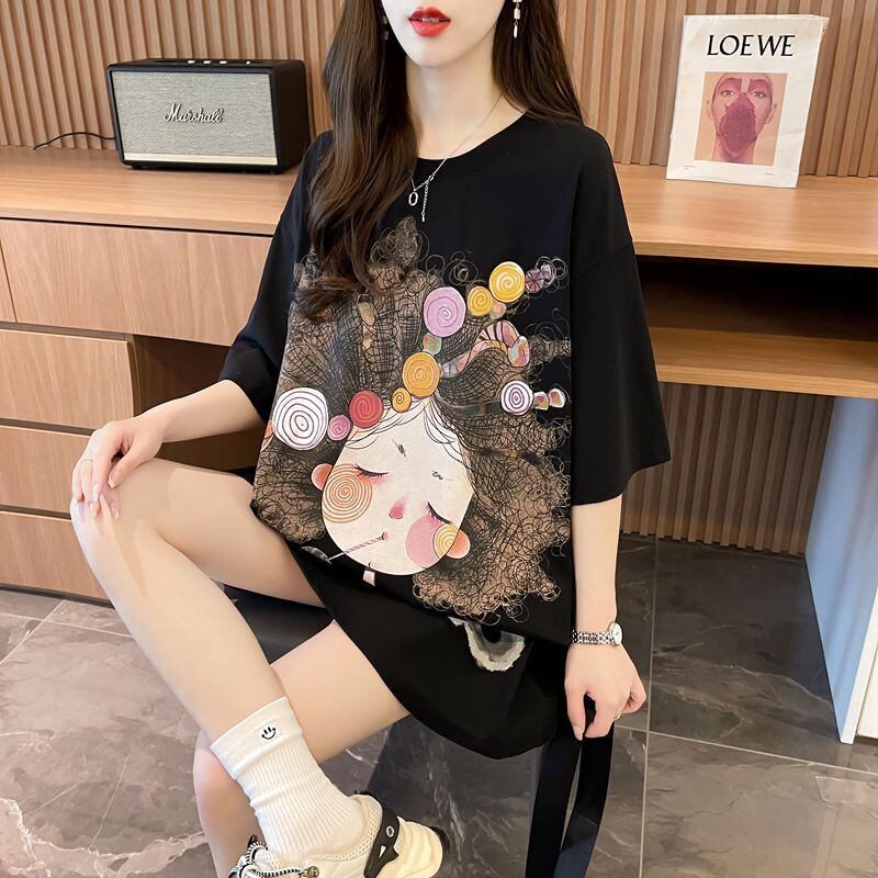 新商品 ファッション 個性派 プリント全3色 半袖Tシャツ カットソー ＜S-8604＞