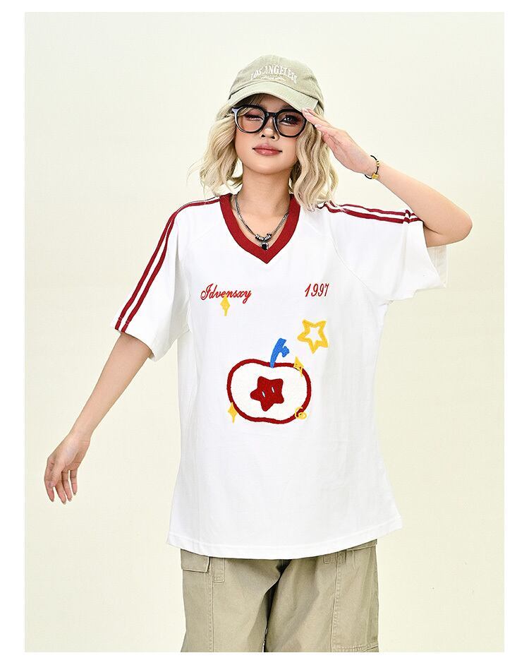 売り切れ必至 早い者勝ち 絶対流行 カジュアル 2色選択 Tシャツ<S-11545>