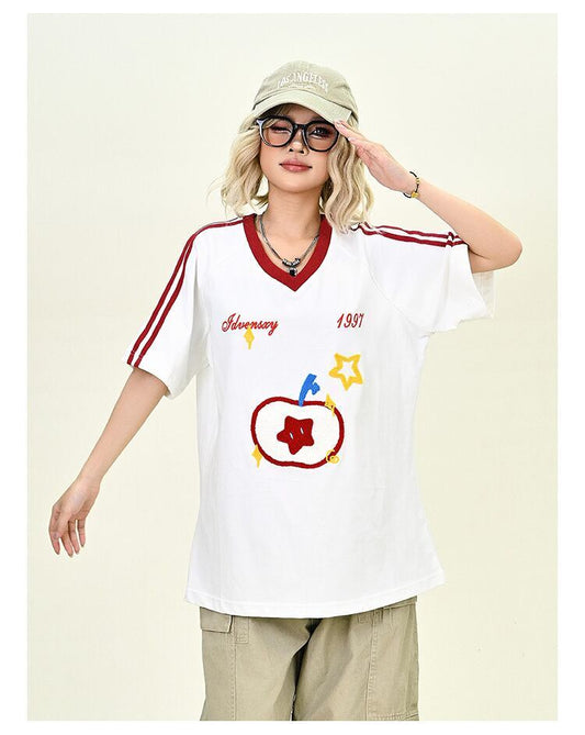 売り切れ必至 早い者勝ち 絶対流行 カジュアル 2色選択 Tシャツ<S-11545>
