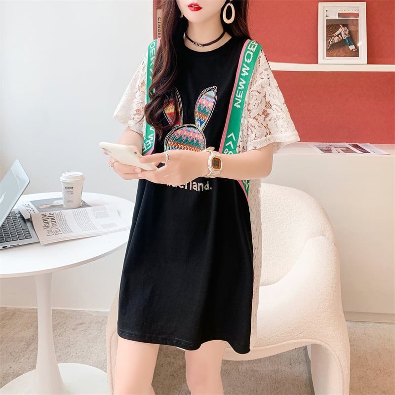 スタイリッシュ プリント 一目惚れ Tシャツ カットソー＜S-3265＞