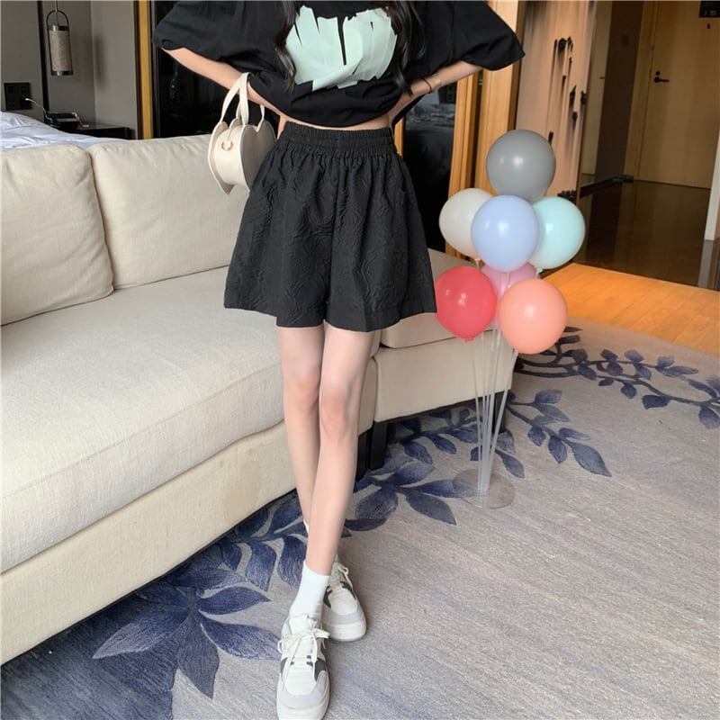 清涼感たっぷり ハイウエスト ファッション パンツ ボトムス＜S-3523＞