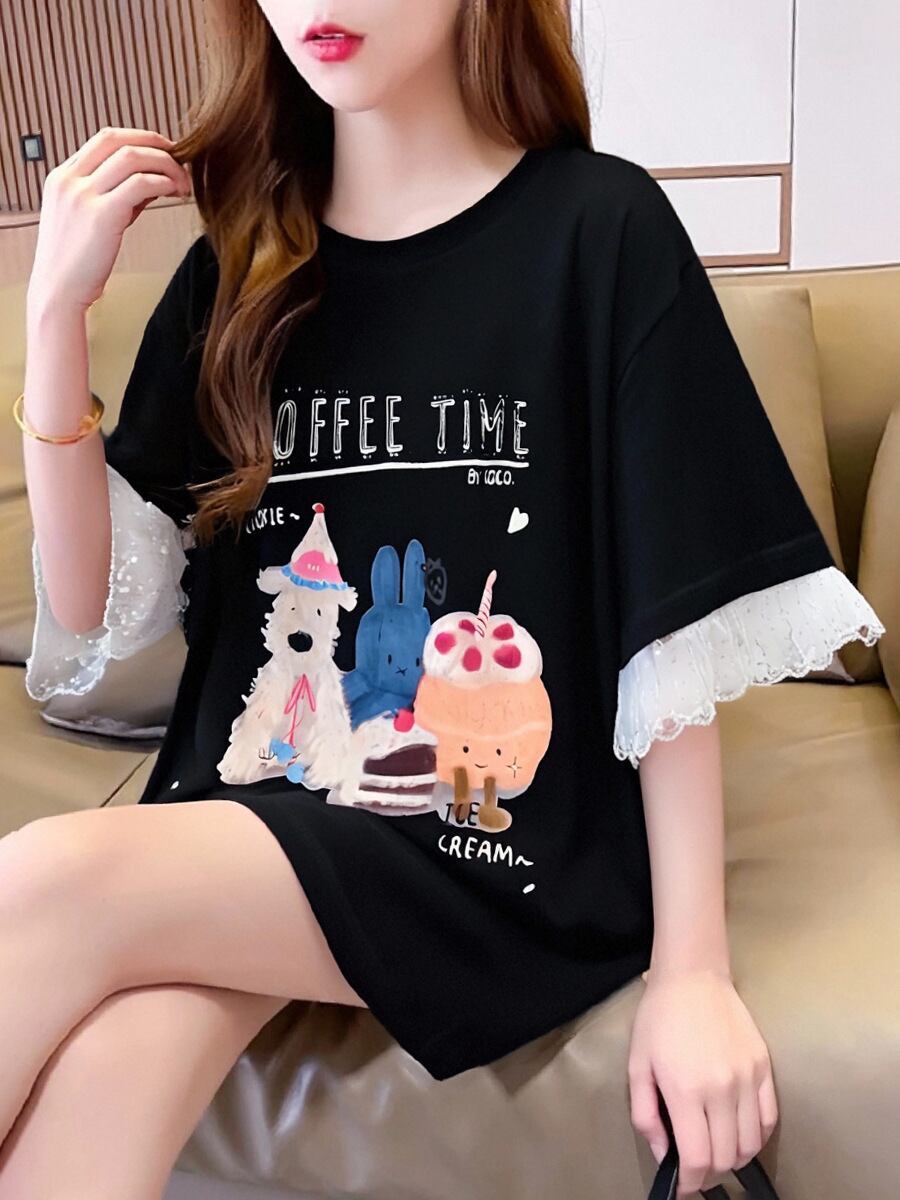 今季マストバイ 美人度アップ 大好評 好感度UP カジュアル 全4色 半袖 Tシャツ ＜S-11349＞