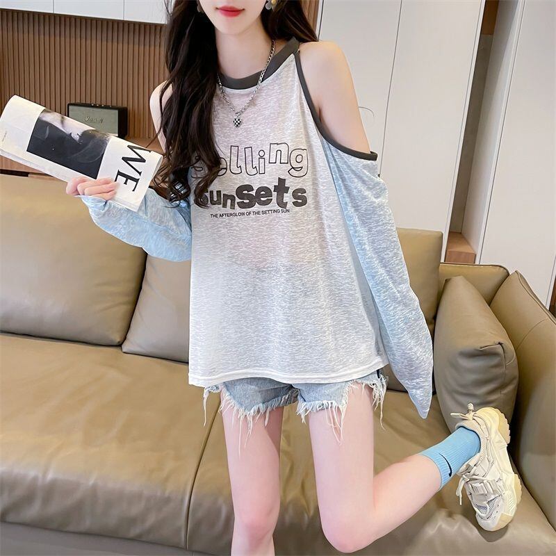 大人気 ラウンドネック スウィート 長袖 Tシャツ ＜S-8629＞