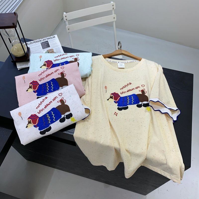 おすすめ 好感度UP 美人度アップ カジュアル 全4色 半袖 Tシャツ ＜S-11147＞