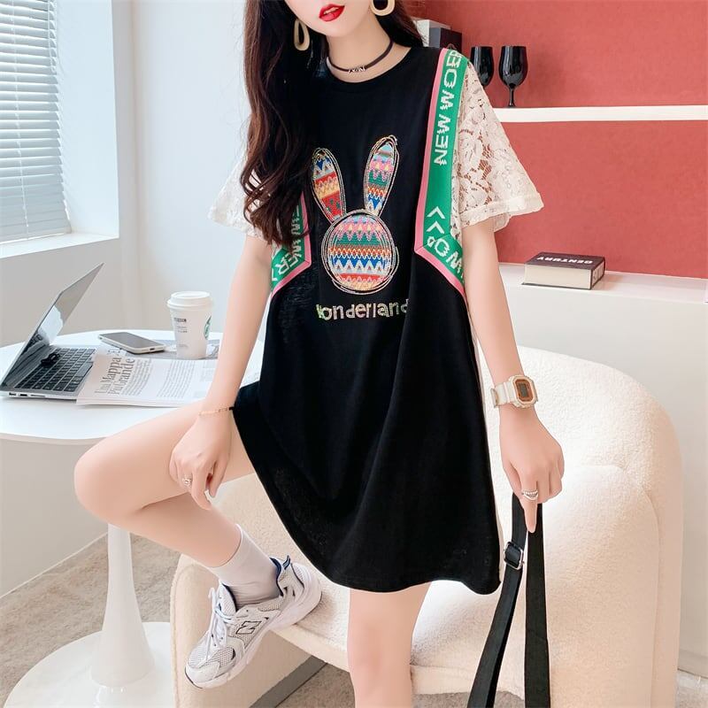 スタイリッシュ プリント 一目惚れ Tシャツ カットソー＜S-3265＞