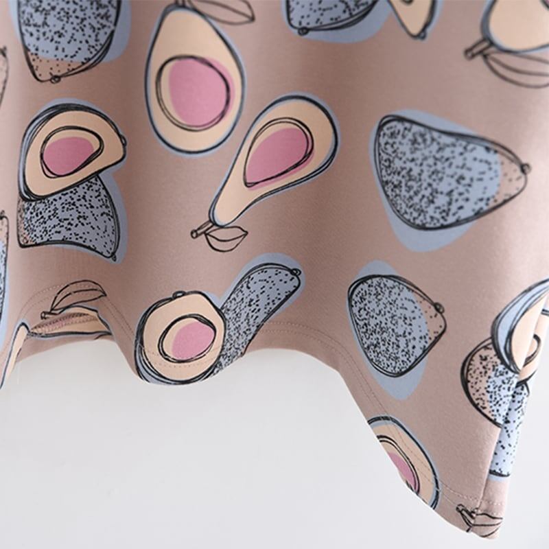 ゆったり感アップ プリント オシャレ度満点 Tシャツ カットソー＜S-3321＞
