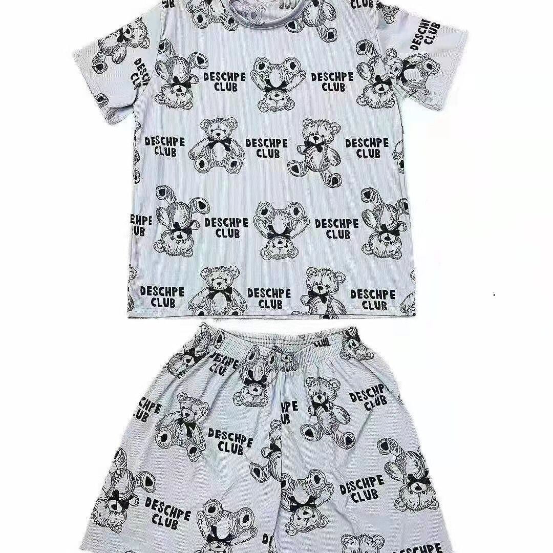 好感度UP カジュアル 夏に嬉しい機能付き 半袖Ｔシャツⅹパンツセット全4色<S-11628>