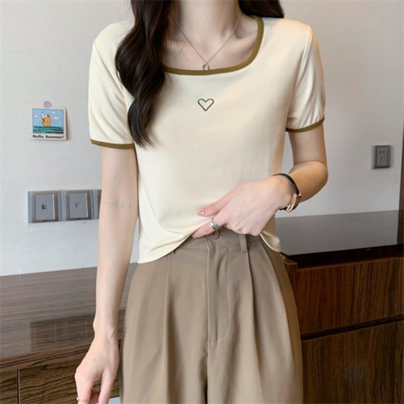 スリム 切り替え スタイリッシュ Tシャツ カットソー＜S-3449＞