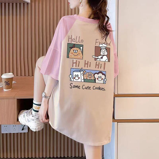 話題沸騰中 プリント 4色選択可 Tシャツ カットソー＜S-8276＞