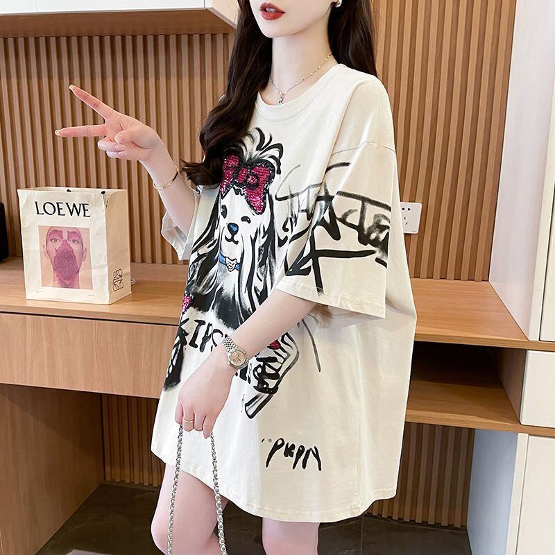 キュート 絶対流行 売れ筋 早い者勝ち カジュアル Tシャツ<S-11446>