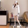 スタイリッシュ 切り替え 一目惚れ プリント Tシャツ カットソー＜S-3675＞