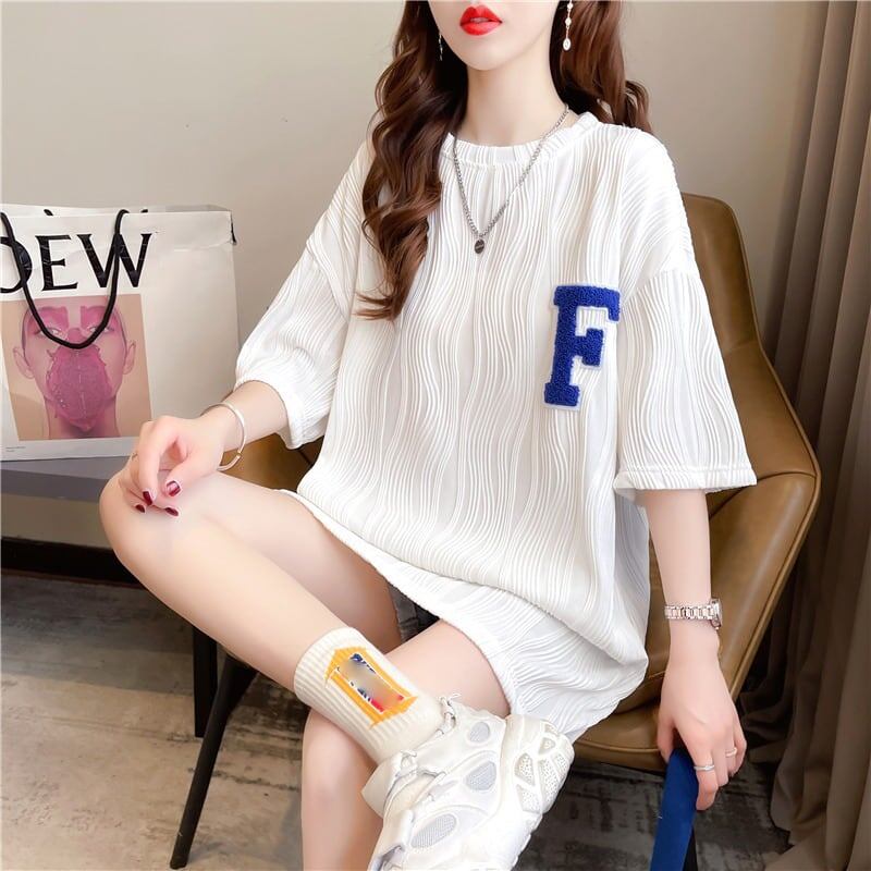 好感度満載 ラウンドネック 美感いっぱい Tシャツ カットソー＜S-3061＞