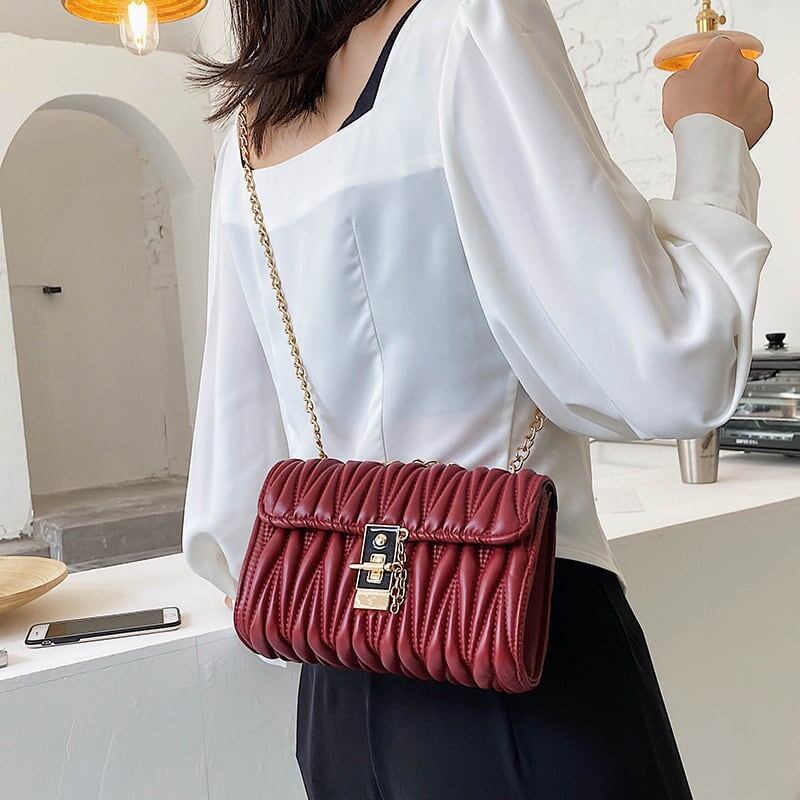 オシャレ感たっぷり メッセンジャーバッグ シンプル ショルダーバッグ＜S-3375＞