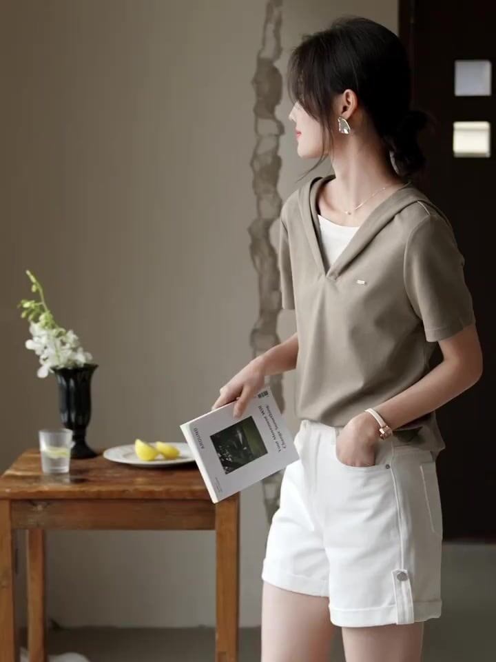 着回し力抜群 レイヤード風 ファッション Tシャツ<S-8345>