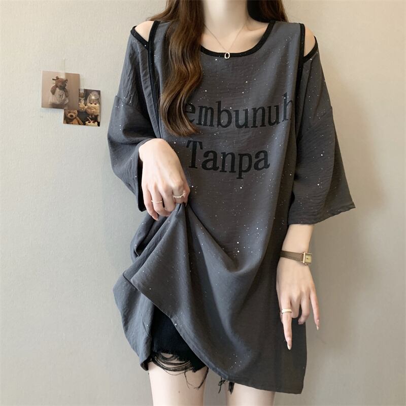 絶対欲しい 特別デザイン 個性派 プリント 2色選択 半袖Tシャツ＜S-8554＞