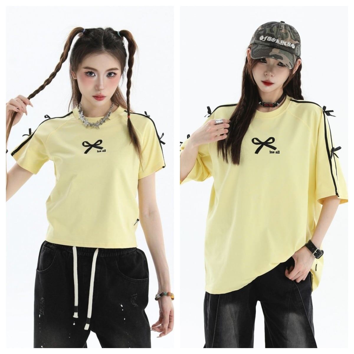 話題沸騰中 着回し力抜群 人気上昇中 カジュアル 全4色 カップル 半袖Tシャツ<S-9164>