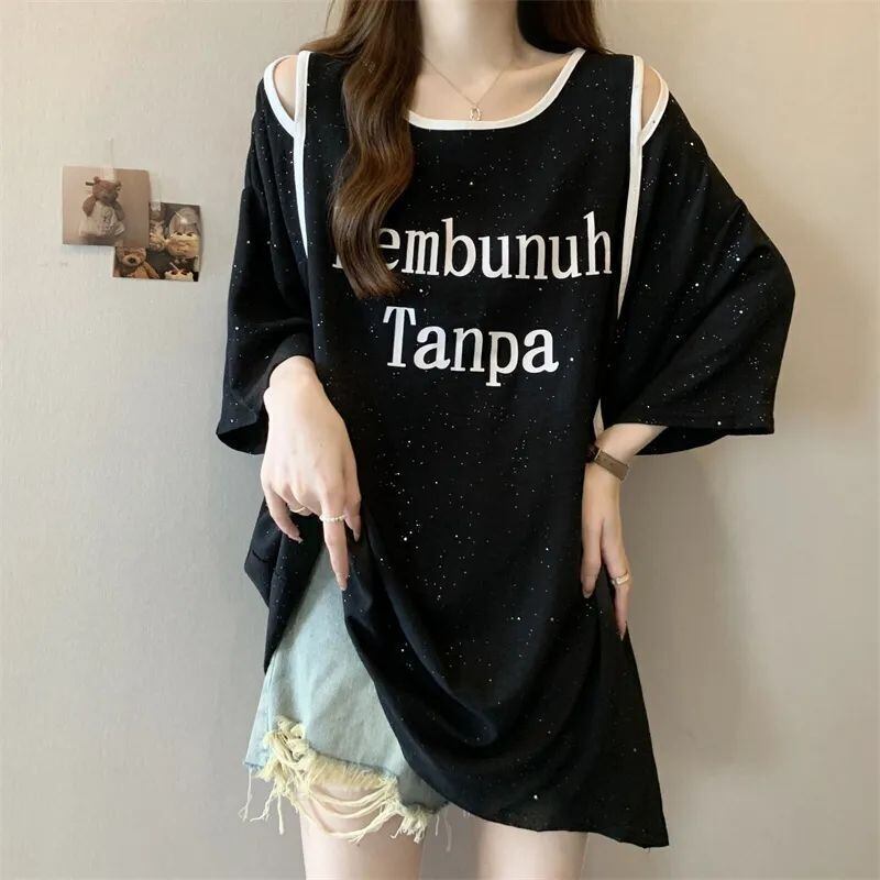 絶対欲しい 特別デザイン 個性派 プリント 2色選択 半袖Tシャツ＜S-8554＞